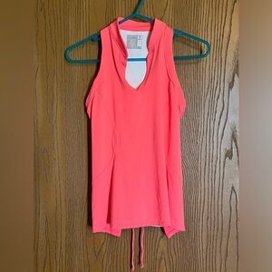 NWOT Lucky In Love Sleeveless tennis/golf top Coral/Pink Size XS